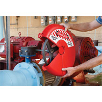 Dispositif de verrouillage coulissant pour vanne &agrave; opercule, Type Volant Toolneeds Inc.