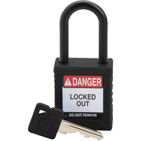 Cadenas de s&eacute;curit&eacute; Velocity, Cadenas de s&eacute;curit&eacute;, Cl&eacute;s diff&eacute;rentes, Nylon, Largeur de 1-1/2" Toolneeds Inc.