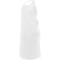 CoverMe Apron with Die-Cut Neck, Polyurethane, 45" L x 35" W, White Toolneeds Inc.