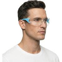 Lunettes de s&eacute;curit&eacute; bleu/blanc Adapt Lite, Lentille Transparent, Antibu&eacute;e/Anti-&eacute;gratignures, ANSI Z87+/R&eacute;pond ou surpasse la norme CSA Z94.3 Toolneeds Inc.