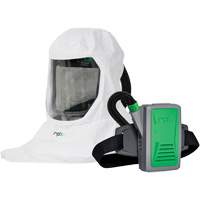 T-Link Respirator with Bump Cap, Breathing Tube, Belt-Mount & PX5 PAPR, Loose Fitting Hood & Faceshield, Lithium-Ion Battery Toolneeds Inc.