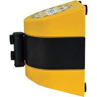 Syst&egrave;me de barri&egrave;re de s&eacute;curit&eacute; HAZLOK, Plastique, Fixation magn&eacute;tique, 30', Ruban Noir et jaune Toolneeds Inc.