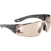 RUSH+ 2.0 M/L Safety Glasses with Black & Grey Frame, Copper Lens, Anti-Fog/Anti-Scratch, ANSI Z87+ Toolneeds Inc.