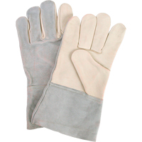 Standard-Duty Work Gloves, Large, Grain Cowhide Palm Toolneeds Inc.