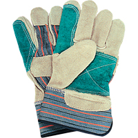 Double-Palm Fitters Gloves, Large, Split Cowhide Palm, Cotton Inner Lining Toolneeds Inc.