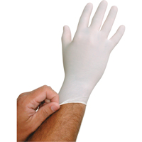 BioTek&reg; Disposable Gloves, Small, Latex, 6-mil, Powdered, White Toolneeds Inc.