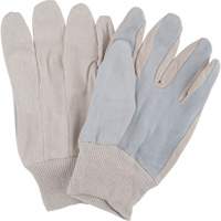 Gants de travail d'usage standard, Grand, Paume en Cuir de vache refendu Toolneeds Inc.
