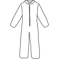 Pyrolon&reg; Plus 2 Disposable FR Coveralls, Small, Blue, FR Treated Fabric Toolneeds Inc.