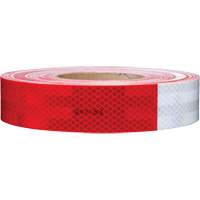 3M Scotchlite Diamond Grade Conspicuity Sheeting Series 985, 2" W x 12" L, Red & White Toolneeds Inc.