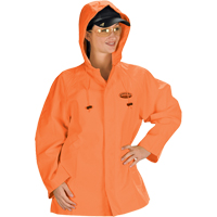 Hurricane Flame Retardant/Oil Resistant Rain Suits - Jacket, 4X-Large, High Visibility Orange Toolneeds Inc.