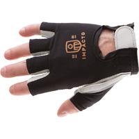 Anti-Impact Left-Hand Glove, X-Small, Goatskin/Split Leather Palm, Hook & Loop Cuff Toolneeds Inc.
