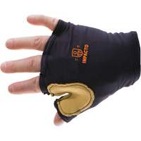 Anti-Impact Tool Grip Fingerless Right-Hand Glove, Size X-Small, Grain Leather Palm Toolneeds Inc.