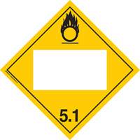 Plaque-&eacute;tiquette TMD oxidant, Vinyle adh&eacute;sif Toolneeds Inc.