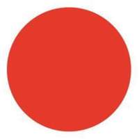 &eacute;tiquettes rondes inscriptibles, Cercle, 1,5" lo x 1,5" la, Rouge Toolneeds Inc.