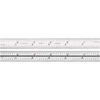 Junior Combination Squares, 6" L, Steel, Satin Toolneeds Inc.