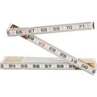 R&egrave;gle Red End Two Way, 6' lo, Bois, Graduations de 1/16" Toolneeds Inc.