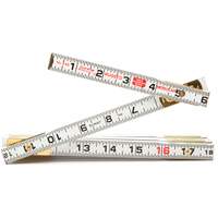 R&egrave;gle de maçon Red End, 6' lo, Bois, Graduations de 1/16" Toolneeds Inc.