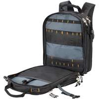 Sacs &agrave; dos pour outils &agrave; 75 pochettes, 13" lo x 17-1/2" la, Noir, Nylon Toolneeds Inc.