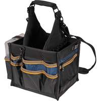 Grands porte-outils pour &eacute;lectriciens et travaux de maintenance, Polyester, 23 pochettes, Noir Toolneeds Inc.