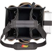 Grands porte-outils pour &eacute;lectriciens et travaux de maintenance, Polyester, 23 pochettes, Noir Toolneeds Inc.