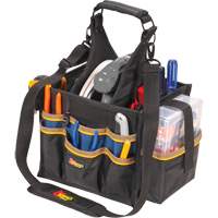 Grands porte-outils pour &eacute;lectriciens et travaux de maintenance, Polyester, 23 pochettes, Noir Toolneeds Inc.