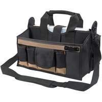 Sac &agrave; outils avec plateau central, Toile, 16 pochettes, Noir Toolneeds Inc.
