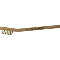 Petites brosses de nettoyage, Acier inoxydable, 3 x 7 rangs de fils, Longueur 7-3/4" Toolneeds Inc.