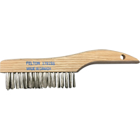 Brosses de nettoyage &agrave; manche en patin, Acier inoxydable, 4 x 16 rangs de fils, Longueur 10" Toolneeds Inc.
