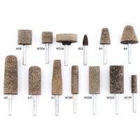 Meules r&eacute;sinoides mont&eacute;es sur tige A36Q, A11, Oxyde d'aluminium, 11/16" dia., 2" lo, 36 Grain Toolneeds Inc.