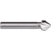 Fraise &agrave; queue droite, 6,3 mm, Acier rapide, Angle de 82°, 3 cannelures Toolneeds Inc.