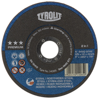 Cutting Disc, 5" x 1/16", 7/8" Arbor, Type 27, Aluminum Oxide, 12250 RPM Toolneeds Inc.