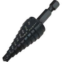 #3 Step Drill Bit, 1/4" - 3/4" , 1/16" Increments, High Speed Steel Toolneeds Inc.
