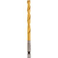 Shockwave Drill Bit, 1/4", Titanium, 2-15/32" Flute, 135° Point Toolneeds Inc.