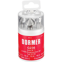 Jeu de fraises coniques 90°, 6 morcea Toolneeds Inc.