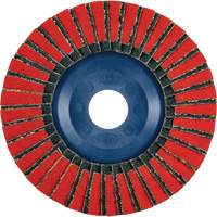 Twin Flap Disc, 4-1/2" x 7/8", Type 27, 40 Grit, Ceramic/Zirconia Alumina Toolneeds Inc.