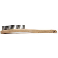 Scratch Brush, Stainless Steel, 4 x 19 Wire Rows, 13-11/16" Long Toolneeds Inc.