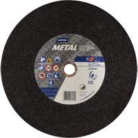 Metal A Chop Saw Cut-Off Wheel, 14" x 3/32", 1" Arbor, Type 01/41, Aluminum Oxide, 4365 RPM Toolneeds Inc.