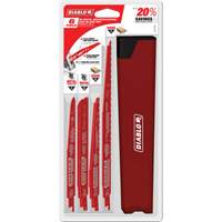 Ensemble de lames de scie alternative pour la coupe/d&eacute;molition du bois avec clous Toolneeds Inc.