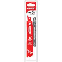 Lame de scie alternative de s&eacute;rie moyenne pour le m&eacute;tal, Bim&eacute;tal, 14-18 Dents par pouce, 6" lo x 1" la Toolneeds Inc.