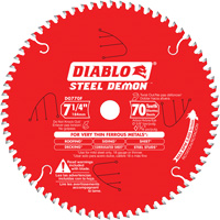 Lame de scie &agrave; d&eacute;couper Steel Demon, 7-1/4", 70 dents, Pour M&eacute;tal Toolneeds Inc.