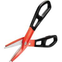 13" Serrated Aluminum Tinner Snip with Dipped Handle, 3" Cut Length, Straight Cut Toolneeds Inc.
