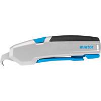 Couteau de s&eacute;curit&eacute; r&eacute;tractable Secubase 625 avec lame courb&eacute;e, 16 mm, Robuste, Prise en Aluminium Toolneeds Inc.