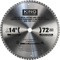 Chop Saw Blade, 14", 72 Teeth, Metal Use Toolneeds Inc.