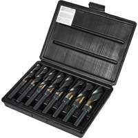 Reduced Shank Silver & Deming Drill Bit Set, 8 Pieces, High Speed Cobalt Toolneeds Inc.