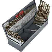 Heavy-Duty Jobber Length Combination Drill Bit Set, 114 Pieces, High Speed Cobalt Toolneeds Inc.