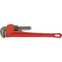 Pipe Wrench, 2-1/2" Jaw Capacity, 18" Long, Powder Coated Finish, None Handle Toolneeds Inc.