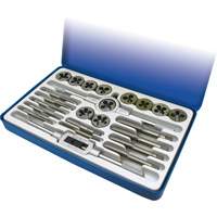 Jeu de tarauds et fili&egrave;res m&eacute;triques en alliage, 24 Morcea Toolneeds Inc.