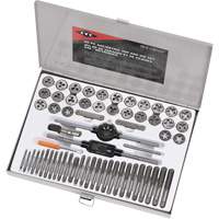 ITD-60C Jeu de tarauds et fili&egrave;res en alliage SAE/m&eacute;trique, 60 Morcea Toolneeds Inc.