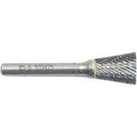 Inverted Cone Shape Burr, 3/8" Dia., 1/4" Shank, 3/8" Depth of Cut Toolneeds Inc.