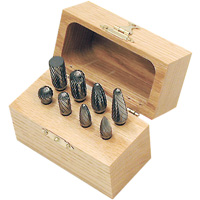 CBK-8 Carbide Bur Set in Wooden Box, 8 Pieces Toolneeds Inc.